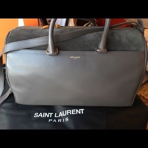 Saint Laurent duffel bag - gray - sac du jour